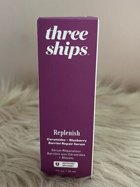 Three Ships Replenish Ceramides + Blueberry Barrier Repair Serum